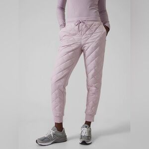 Athleta Apres Ski down jogger soft‎ purple size 16